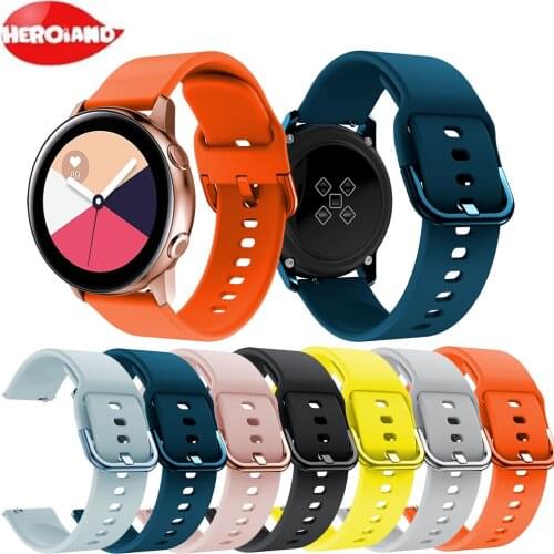 Sport Band Active 2 Silicone Strap 40MM 44MM Galaxy Watch For Samsung Galaxy Watch 42mm Active Bracelet Replacement Strap