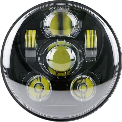 5.75 INCH Projector LED headlight 5.75'' Front Driving light for motorcycle For Dyna Sportster 883 XL 1200