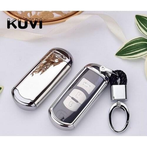 Hight quality TPU+PC Car Key Cover Case For Mazda 2 3 5 6 2017 CX-4 CX-5 CX-7 CX-9 CX-3 CX 5 Accessories Styling