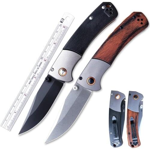 TUNAFIRE 15080 Folding Knife Wood Handle S30V Steel Blade Tactical Survival Knives Outdoor Camping Hunting Knife Multi EDC Tools