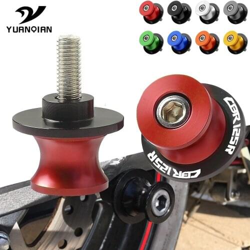 Moto Stand Screws 6mm 8mm 10mm Motorcycle Accessories Swingarm Spools Slider Stand Screws For Honda CBR125R CBR 125R CBR125 R