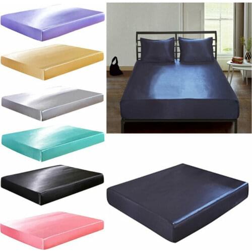 60X80in Waterproof Deep Fitted Sheet Bed Skirt Portable Solid Bed Sheets Mattress Cover Protector
