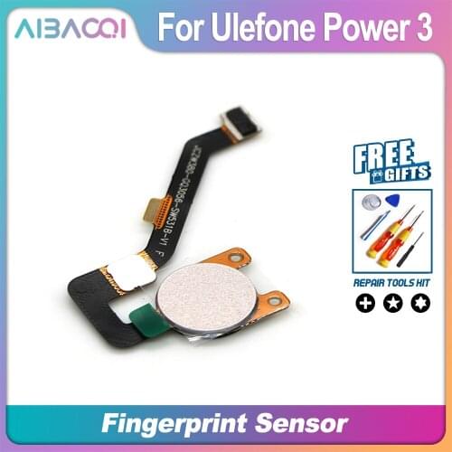 New Original Ulefone Power 3 Fingerprint Sensor Home Button Flex Cable Replacement For Ulefone Power 3/Power 3S Cell Phone