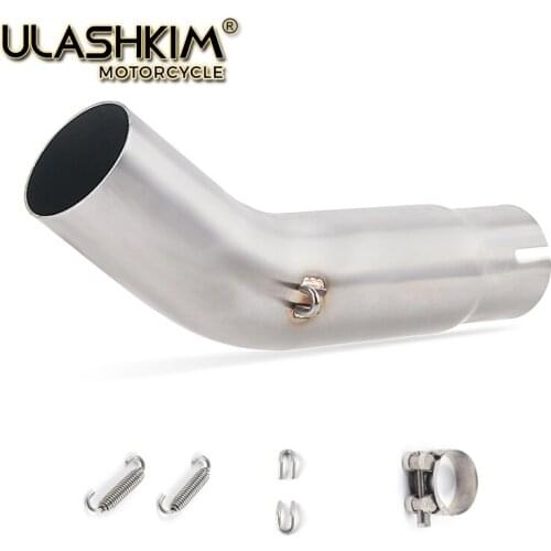 Free Shipping GSR750 GSR 750 Motorcycle Exhaust Muffler Middle link pipe Full system Slip On for suzuki GSR750