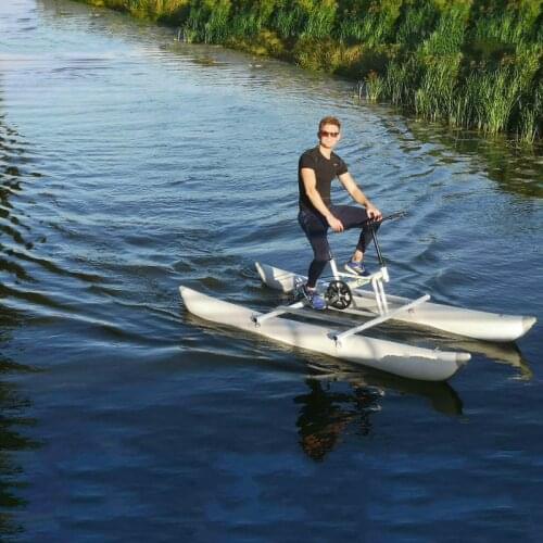 Duty Tax Free Portable Water Bike Inflatable Kayak Boat Sport Sea Pedal Water Bicycle For Water Sport Yacht For Aquatic Park