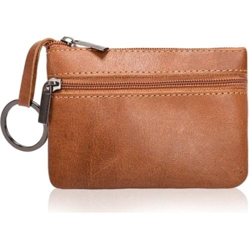 Ladies Kids Men Women Small Coin Credit Card Key Ring Wallet Pouch Purse Case D08E