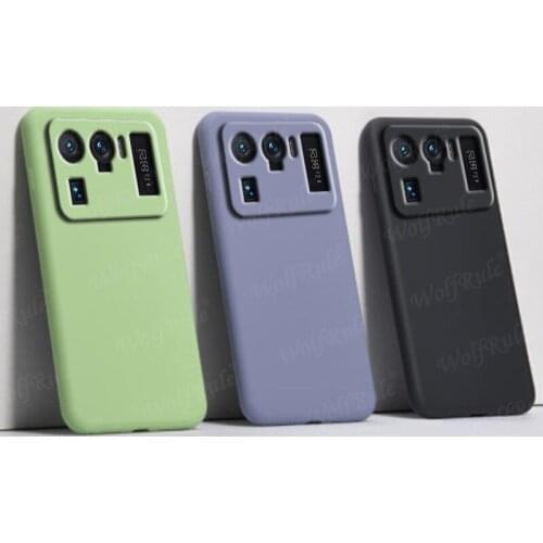 For Cover Xiaomi Mi 11 Ultra Case For Mi 11 Ultra Coque Phone Bumper TPU Back Shockproof Soft Case For Mi 11 Lite Ultra Fundas