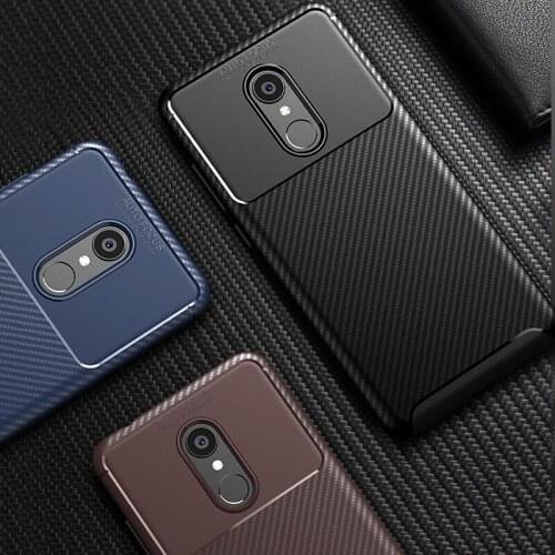 Carbon Fiber Case For Xiaomi Redmi 5 Plus Case Luxury Soft Slim Silicone Case for Redmi 5 Plus Back Cover For Xiaomi Redmi 5 Bag