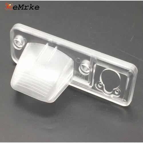 EEMRKE Car Camera Bracket for Volkswagen Passat B5 Limousine 01-05 Passat B6 Combi/Variant License Plate Lights Housing Mount