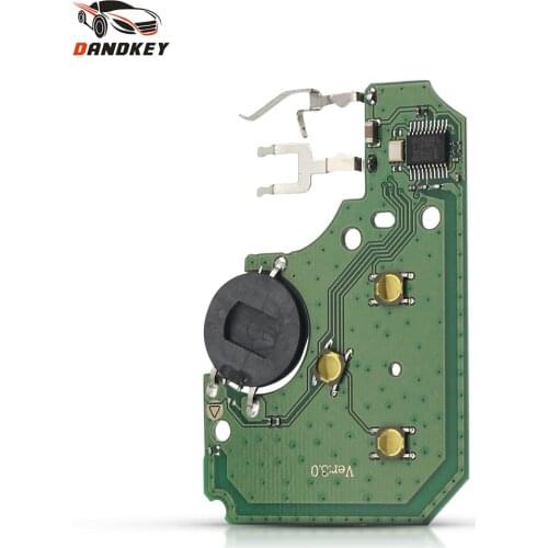 Dandke 3 Buttons 433Mhz ID46 PCF7947 Chip Car Smart Remote Key Card Circuit Board For Renault Megane 2 Grand Scenic 2003-2008