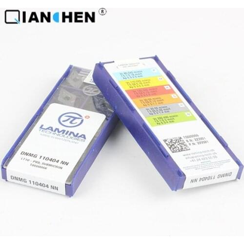Genuine original high quality high-performance LAMINA DNMG 110404 NN LT10 (10pcs/lot) tungsten Carbide Cutting tools inserts