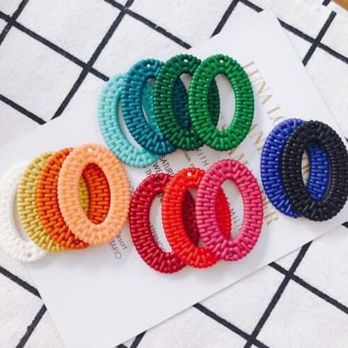 10pieces/lot oval plastic earrings Supplies for Jewelry Accessories