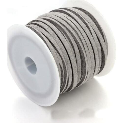 2\5\10 m 2.8 mm Width Flat Faux Suede Korean Leather Cords Velvet String Rope Cord For DIY Bracelets Jewelry Making Accessories