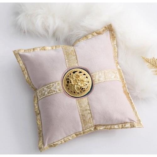 Luxury Incense Velvet Throw Pillow Creative Aroma Censer Cushion Decorative Pillows for Sofa Livingroom Bedroom
