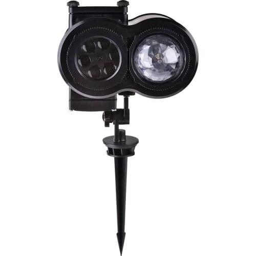 Christmas Lights Waterproof LED Laser Snowflake Projector 16 Film Cards DJ Disco Light New Years Decor For Home Garden