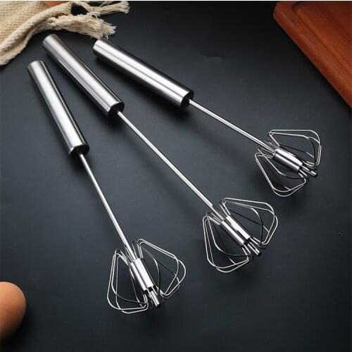 Manual Eggbeater Baking Tools Semi Automatic Eggbeater Kitchen Stainless Steel Accessories Egg Beater