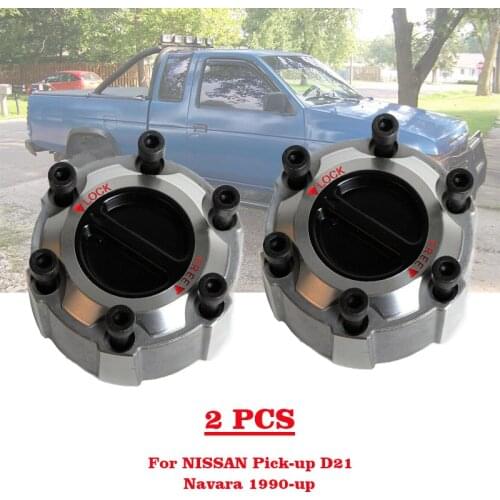 2 piece 40250-2S610 FOR NISSAN Pickup Pathfinder Navara D21/D22 90--> Manual locking hubs 402502S610