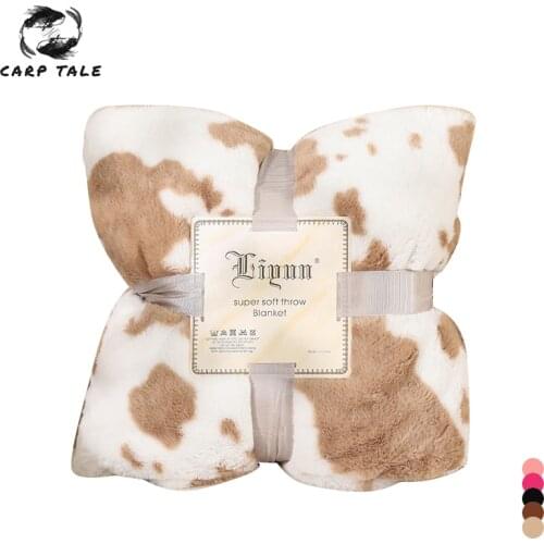 Super Soft Warm Plush Blanket Coral Fleece Thicken Warm Winter Flannel Blankets For Bed Sofa Office Milk Color Bed Cover Sheet