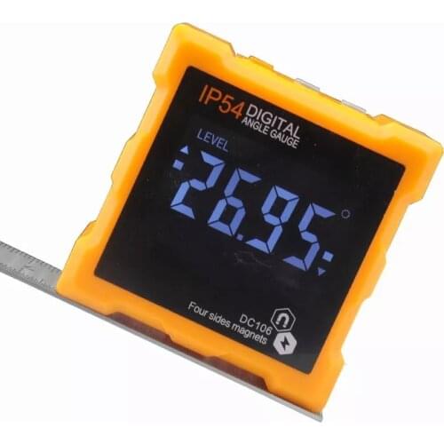 Protractor Level Gauge Angle Meter New Digital With Magnetic Base IP54 LED Inclinometer Digital Bevel Box Angle Meter