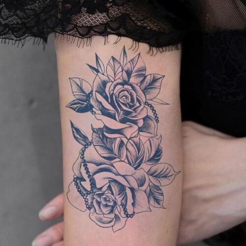 Premium Temporary Tattoos for Women and Men,Lifelike Cool Fake Tattoo Waterproof and Long-Lasting 2Weeks ,Semi Permanent Tattoos