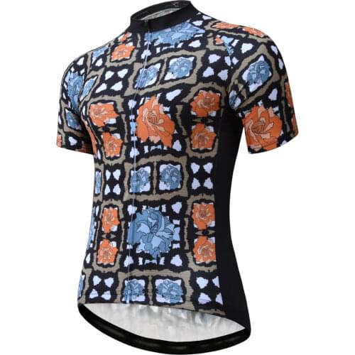JESOCYCLING Pro Team Women Cycling Jersey Summer Breathable Cycling Bicycle Clothing Breathable Mountain Bike Shirt Cycling Wear