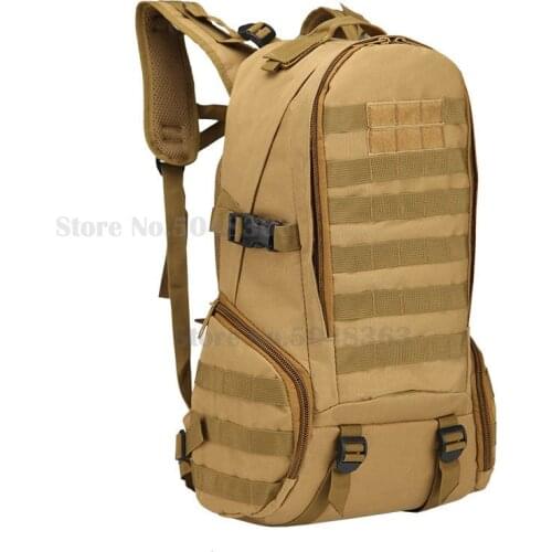 35L Tactical Military Backpack Camping Assault Molle Sports Bags Mountaineering Hiking Trekking Camouflage Hunting Bag