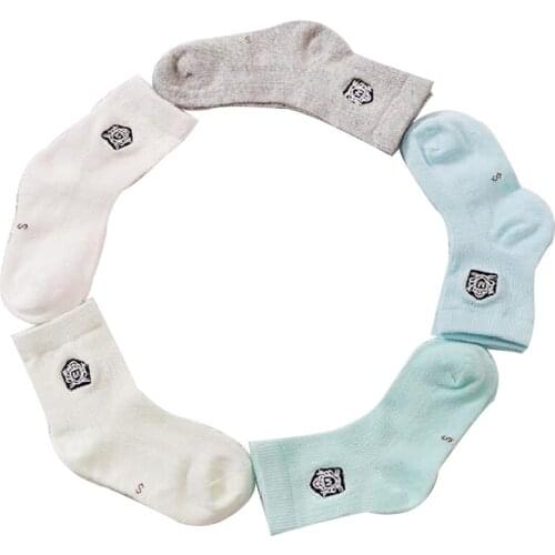 5 pairs / lot 2016 New Cotton high quality brand childrens socks 3-12 year kids socks for boys socks