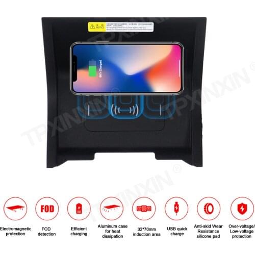 Wireless Car Charger For Range Rover Velar 2017-2018 Intelligent Infrared Fast Sensitive Charging Phone Holder Trustable