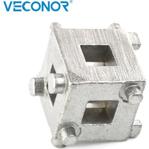 Automotive Brake Disc Caliper Piston Rewind 3/8" Drive Cube Removal Tool