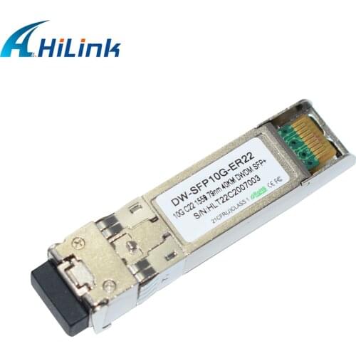 DWDM 10G C22 1559.79nm 40km DW-SFP10G-ER Network Compatible DOM DWDM SFP