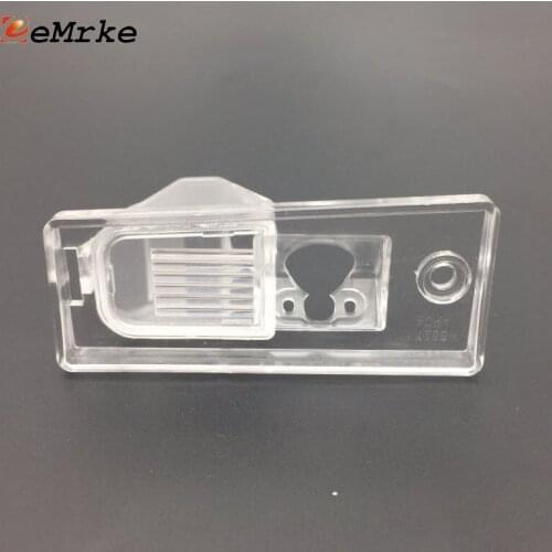 EEMRKE Car Rearview Reversing Camera Bracket License Plate Lights Housing Mount for Hyundai Azera Grandeur 2011