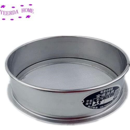 304 Stainless steel screen flour screen buckwheat skin screen standard test sample screen 8 20 30 40 60 80 120 200 300 500mesh