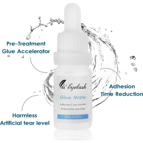 15ml Professional Eyelash Extension Glue Accelerator Private Label 1 Second Fast Dry Super Accelerator Lash Glue Duration 50% Up
