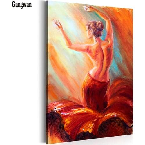 Round/square drill Dancing Lady embroidery pattern mosaic Abstract Euro Classical Art 5D diy diamond painting cross stitch kits