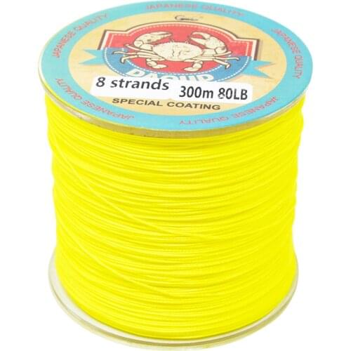 Daoud Braided Super Power 8 Strands 300 M (327 Yards) Fishing Line Advanced High Quality Superline Braided Fishing Line
