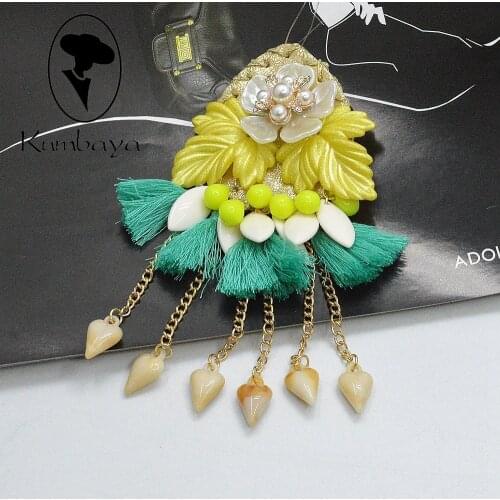 Hot Selling UAS Jewelry Accessories Flower Charms Keychain Pendants Brooch Accessories Garment Accessories Clothing Women PS701