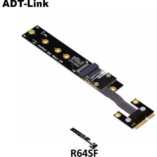 Mini PCI-e mPCIe WAN WiFi To M.2 NVMe SSD Extension Cable extender Adapter PCIe3.0 x1 full speed