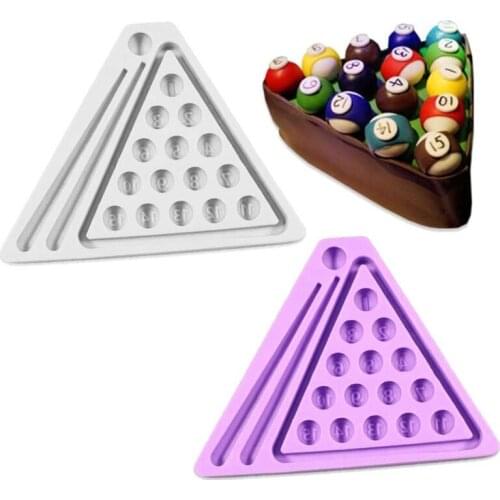 Billiard Ball Set Resin Casting Mold Pool Table Set Mold Candle Soap Resin Craft