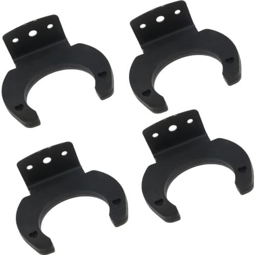 Set of 4 Portable 43m Diameter Microphone Hanger Wall Mount Black