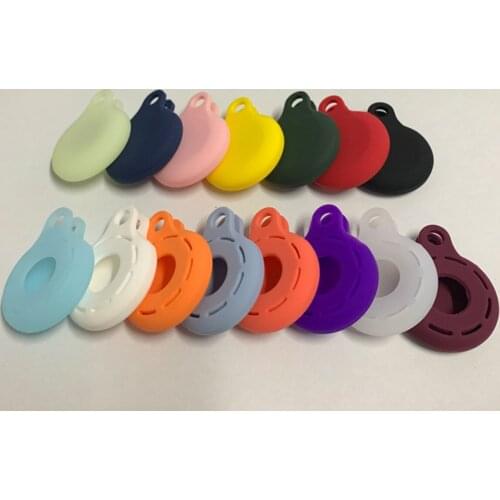 New Silicone Case For Apple Airtags Protective Cover for Airtag Locator Tracker Keychain Protect Sleeve