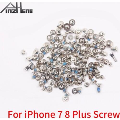 PINZHENG Complete Screw Kit For iPhone 7 8 7Plus 8Plus Screw Set Replacement 2 Bottom Dock Screws Accessories Set Repair Bolt