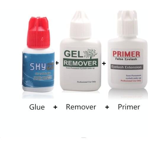 Eyelash Extension Primer Eyelash Glue and Remover for Grafting False Eyelash Extension Use