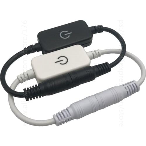 Dimmable Switch Touch Switch For DC 12V LED Strip Light Unlimit Dimming Touch Sensor Switch Controller Kitchen Closet Lighting