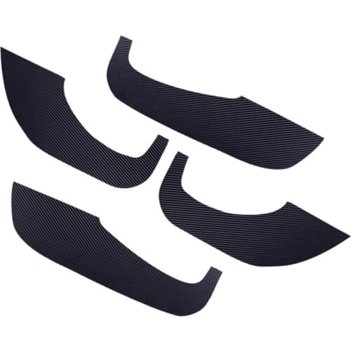 DWCX 4pcs/Set Car Interior Car Door Anti-Kick Pad Cover Trim PU Leather Fit for Kia Seltos 2020 2021