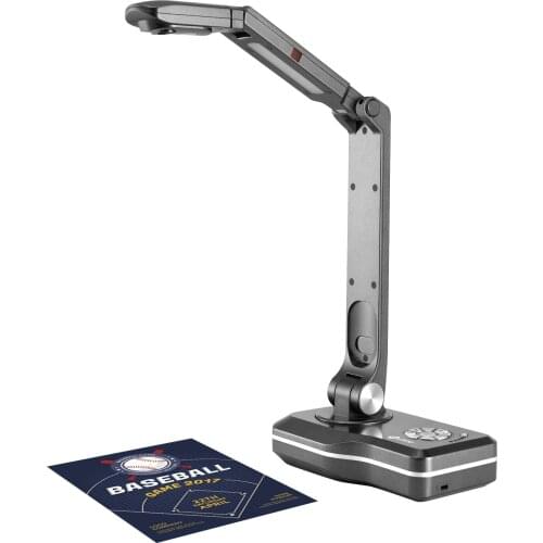 V500 Document Book Camera Scanner Auto Focus USB Plug&Play 8 Mega-pixel Max. A3 Scanning Size Ports available Learning Webcam