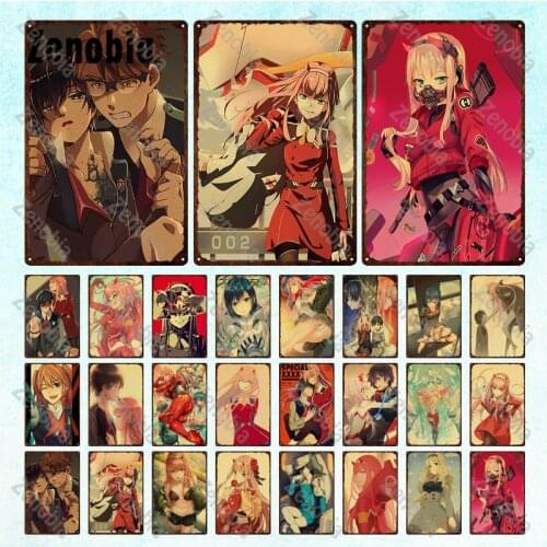 Vintage Anime Metal Sign Plaque Metal Vintage Metal Poster Tin Sign Plate Wall Decoration for Bar Pub Club Man Cave Retro Signs