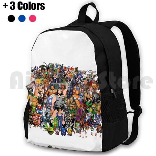 Amiga Game Characters Outdoor Hiking Backpack Waterproof Camping Travel Commodore Amiga Amiga 500 Game Computer Games Character