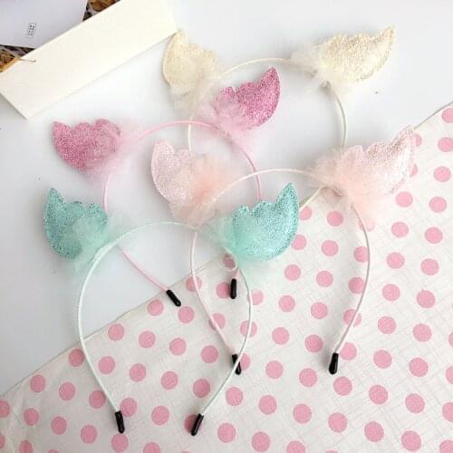 10pcs/lot Top Quality Princess Solid Headwear Prince Glitter Elk antlers Kids Headbands Shinning Girls Hair Accessories