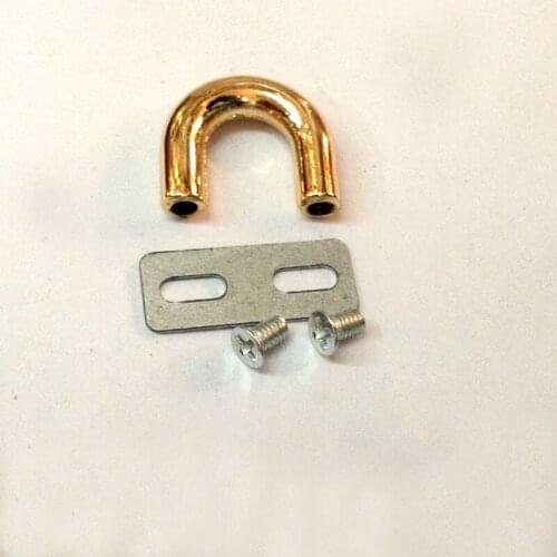 15mm Gold Finish Metal Bridge , Bags Hardware Decoration ,D Ring