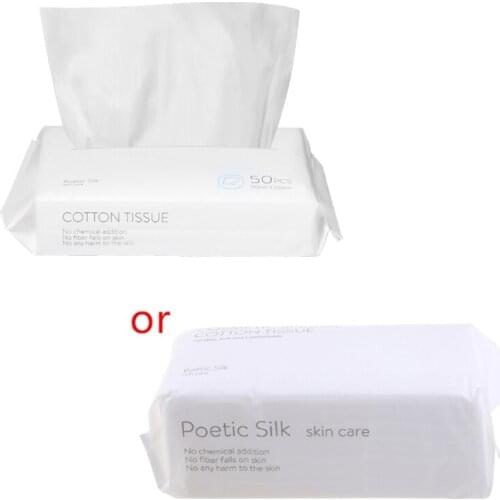 50/100pcs Disposable Face Towel Cotton Facial Tissue One-Time Makeup Wipes Facial Cleansing